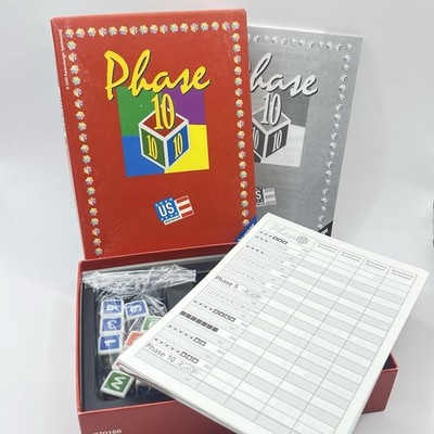   Phase 10 - Würfel Würfelspiel - US Version - Ravensburger - inkl. Block #2