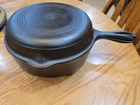 Wagner Ware cast iron double skillet
