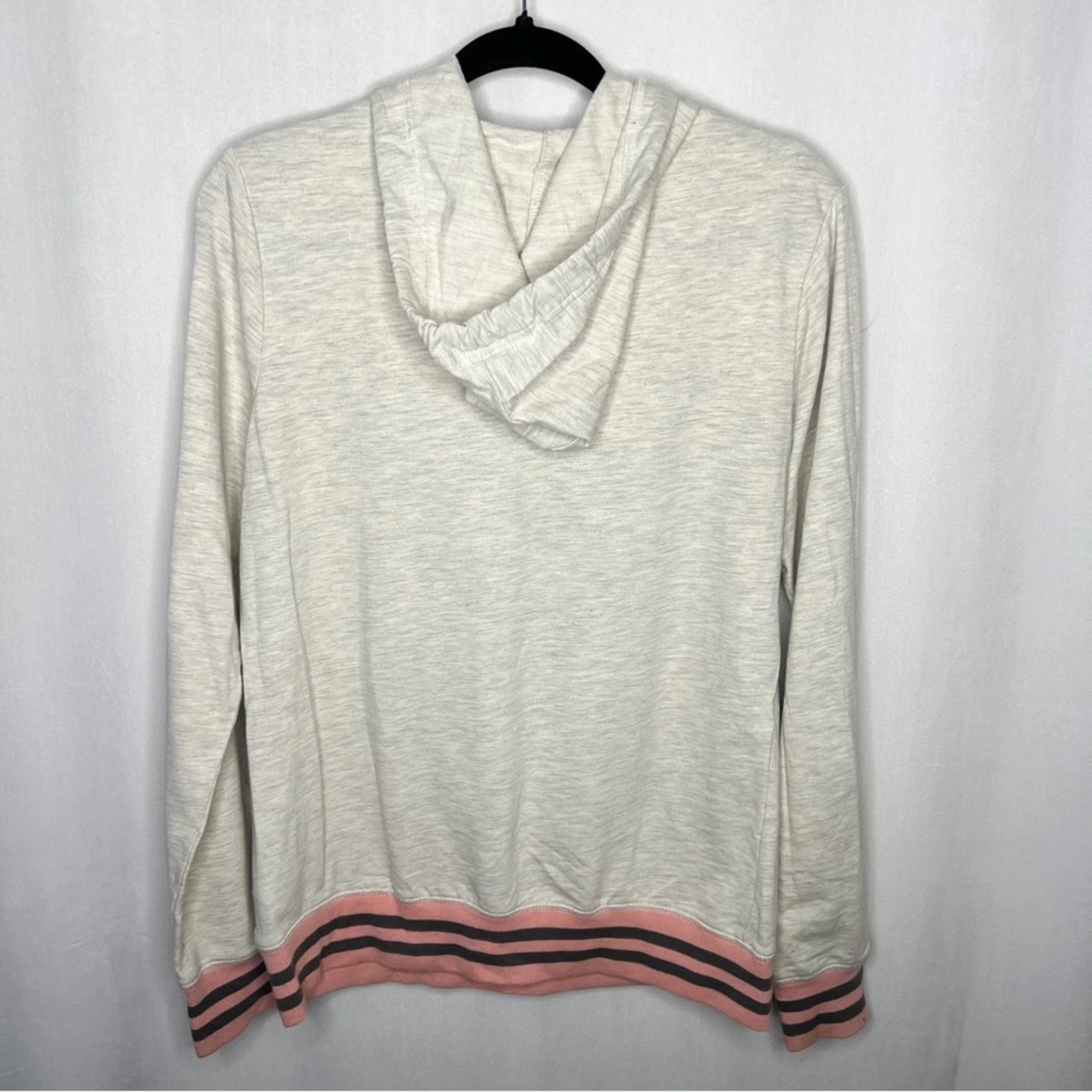 OFF WHITE Felpa con cappuccio maglione Topolino rosa panna media Disney Parks donna