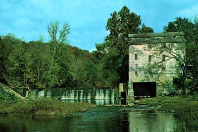1950-60s - Walnut Grove Mill Port Royal Community Tennessee - Postcard - P20