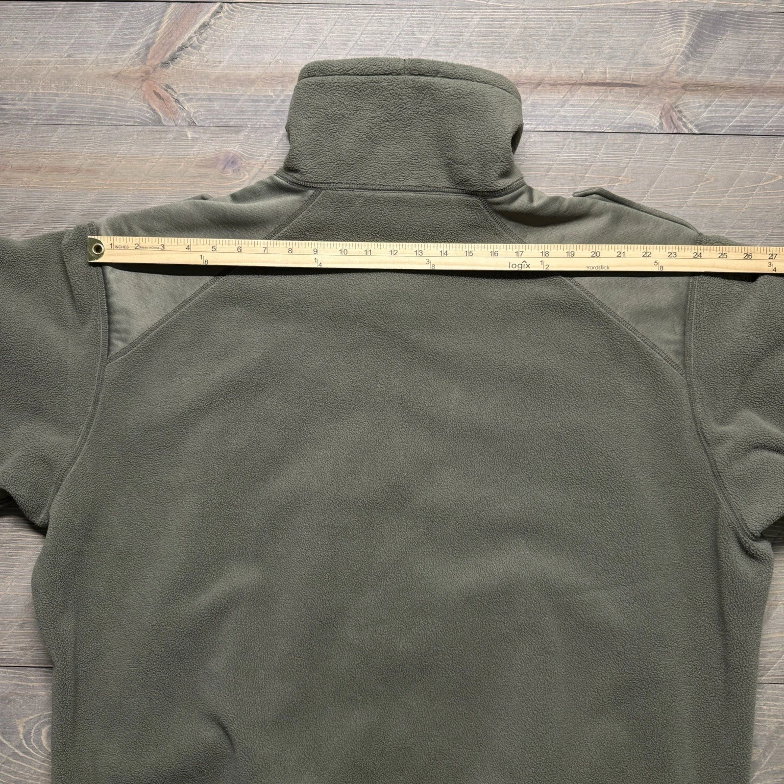 Vtg French Army Fleece Jacket Mens 120L (XXL) Cold Weather Olive Fecsa 2001 - product detail image 16