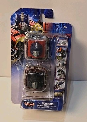 Transformers One Battle Cubes. Optimus Prime Vs Mega Tron. Rock Papers Scissors