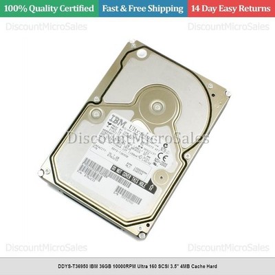 DDYS-T36950 IBM 36GB 10000RPM Ultra 160 SCSI 3.5'' 4MB Cache Hard