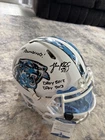Luke Kuechly Autograph Riddell Full Size Helmet Becket Certified With Visor