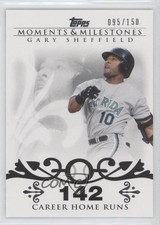 2008 Topps Moments & Milestones 95/150 Gary Sheffield #52 11pj
