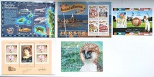  4 x JERSEY MINI SHEET COLLECTION & 1 x GUERNSEY MINI SHEET - MNH   MINT
