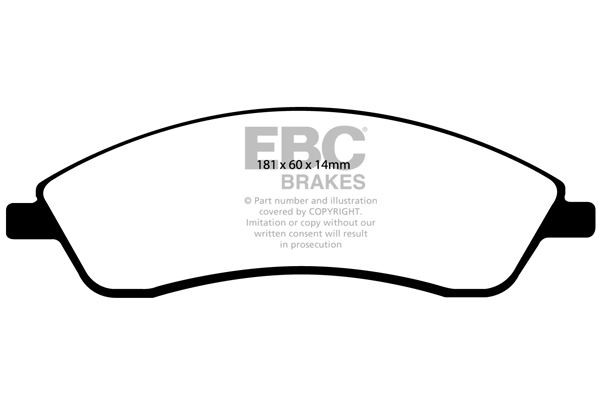 EBC PD03KF274 HIGH PERFORMANCE BRAKE KIT Front