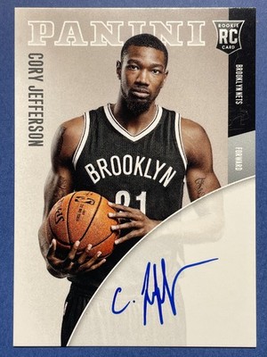 2014-15 Panini Paramount Cory Jefferson Next Day Autographs /100 Nets
