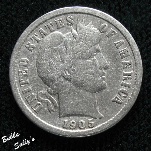 1905-O Barber Dime — photo from another recent sale