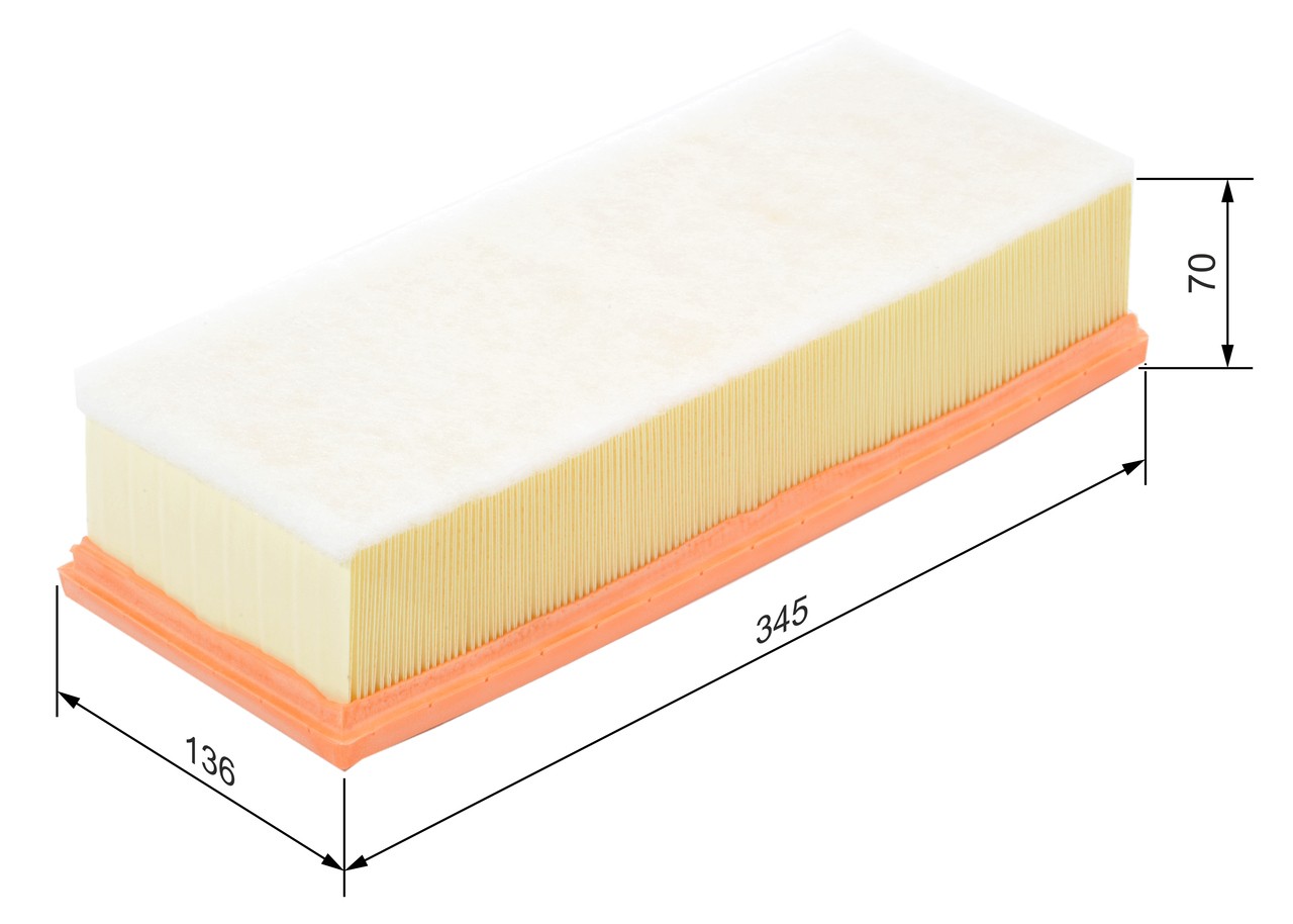 Air Filter fits VW GOLF 1.4 1.6D 1.9D 2.0D 03 to 16 Bosch 1K0129620E 1K0129620L - Image 35