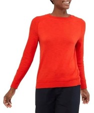 Image of White Stuff Outline Jumper red 100% organic cotton sweater Size 8 New Tags BNWT
