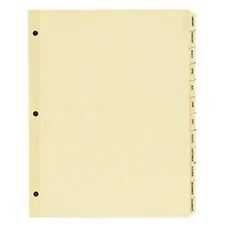 Sparco Monthly Clear Plastic Index Dividers - Printedjanuary - December - 8.50"