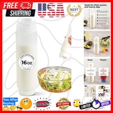 16oz FIFO Plastic Squeeze Bottle with Clear View - Ideal for Sauces  Dressings