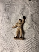 VTG Ajax Plastic Baseball Toy Lot Figures Statues Rare Old 9 Red Pink Black Team