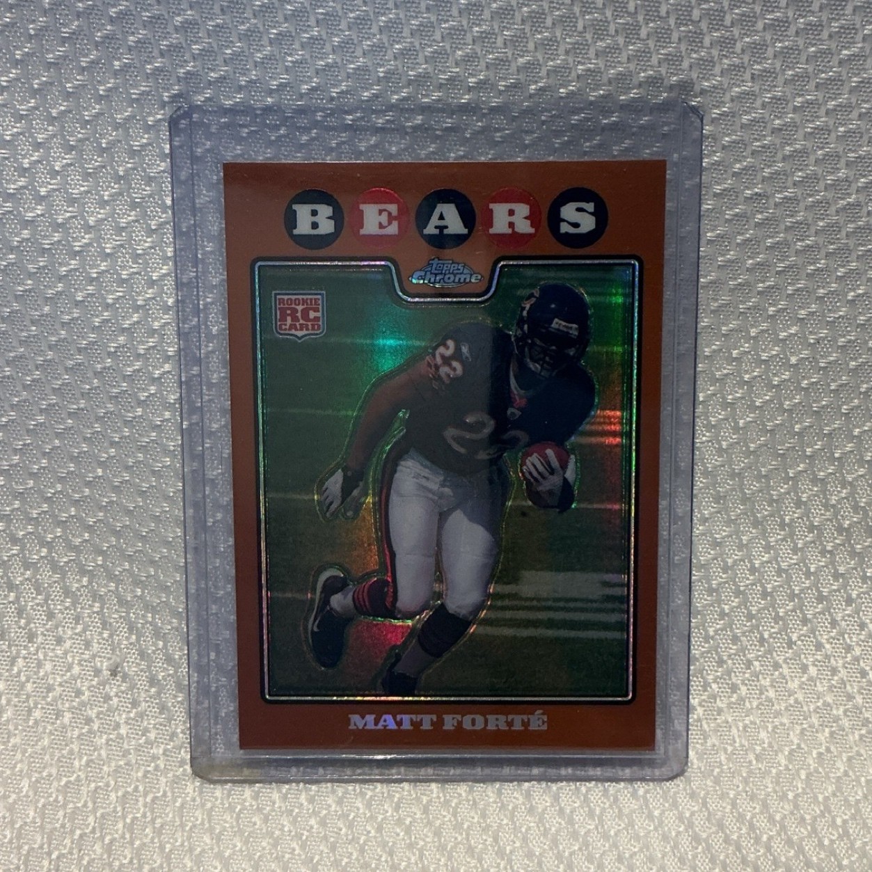2008 Topps Chrome Matt Forté Bears #TC191 Copper Refractor /425 Rookie