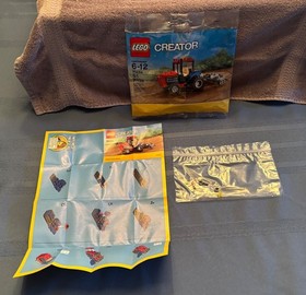 Lego Promotional Creator 30284 Tractor 2015 Retired 100% Complete Excellent Cond