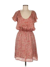 Viereck Women Orange Casual Dress M