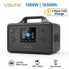 VoltX Portable Power Station 1030Wh 1800W LiFePO4 Solar Generator Backup Power