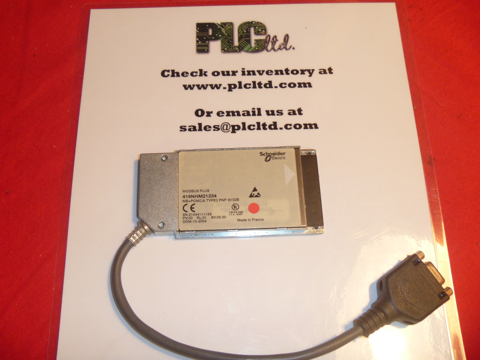 416NHM21234 EXCELLENT Guaranteed Modicon PCMCIA MB+ 416-NHM-212-34