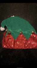 HOLIDAY STYLE Elf Style Hat RED AND GREEN NEW