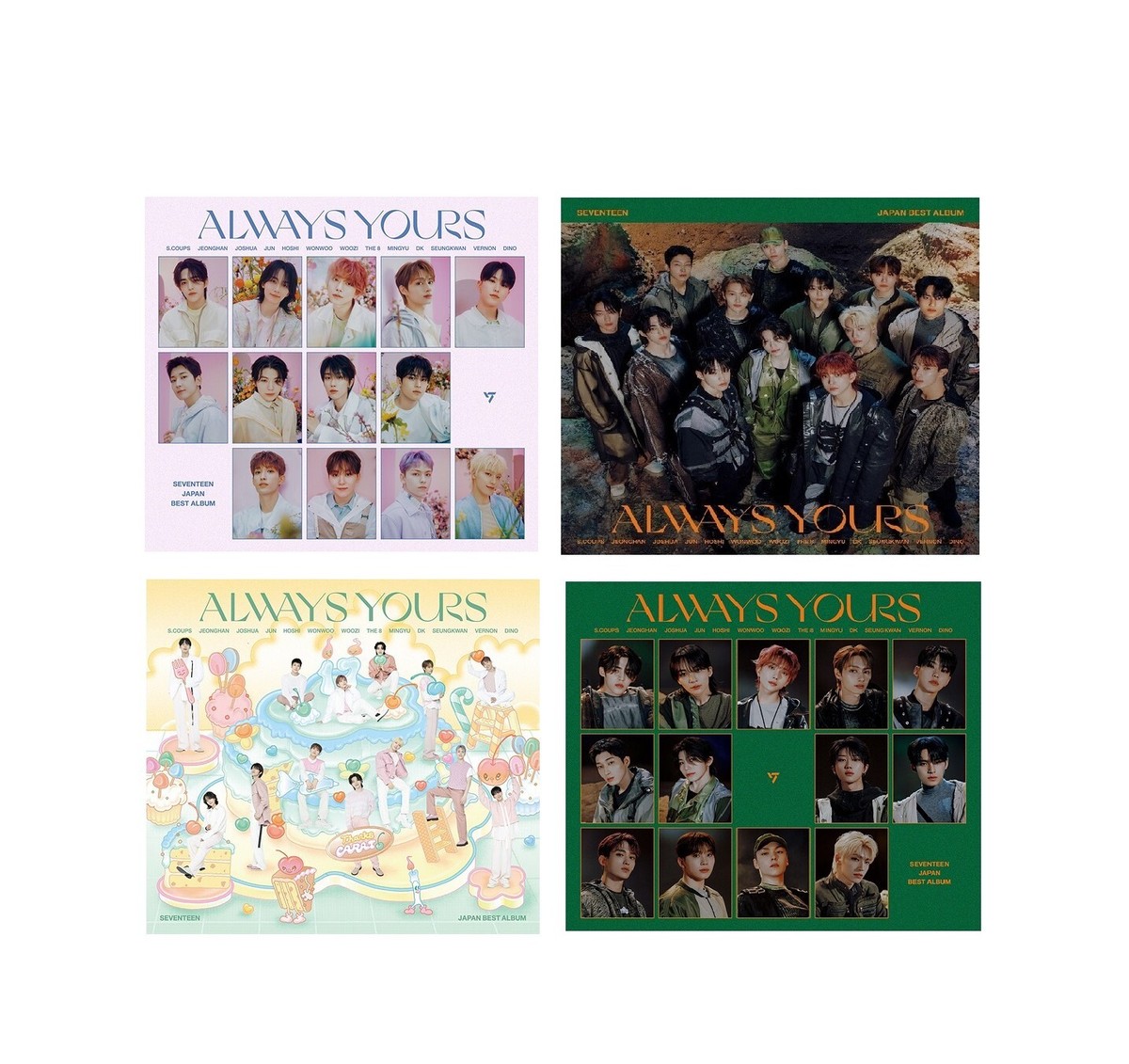 【20枚】新品未開封 セブチ FML/always yours/DREAM 他 SEVENTEEN - JAPAN Best Album ALWAYS YOURS Limited Edition | eBay