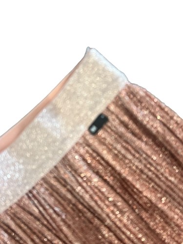 Molo Kids Bailini 8356 Autumn Glitter Bronze Skirt Pleated Midi Pull On 11-12 - Picture 8 of 14