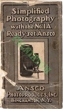 Vintage Ansco No 1A Ready-set Camera Manual 24 pages 