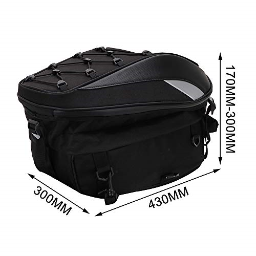 Motorcycle Seat Bag Tail Bag Dual Use Motorcycle Backpack Waterproof