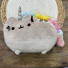 Pusheen Rainbow Unicorn Plush Pusheenicorn 10  Stuffed Animal READ 