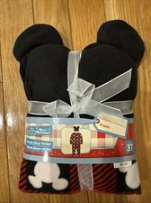 Disney Kid's Mickey Mouse 100 Years Matching Family Fleece Footed PJ With Hat 3T