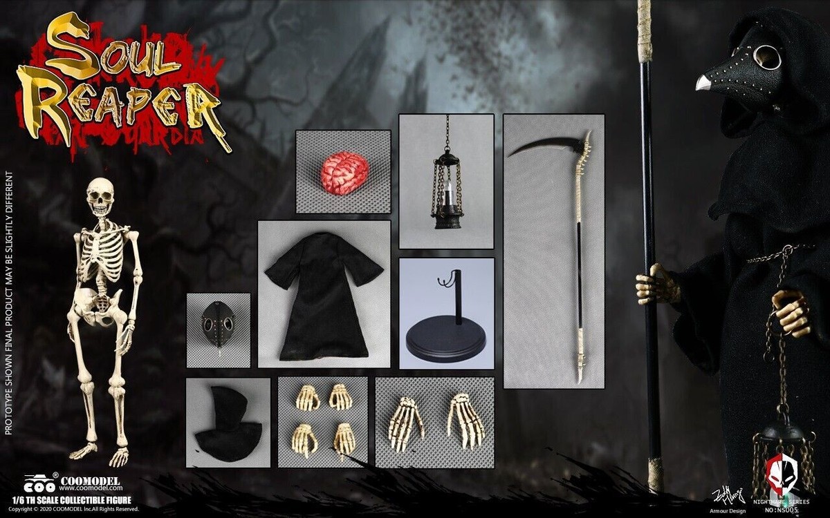 COOMODEL 1/6 死神 ソウル・リーパー メタルボディ NS005 COOMODEL NS005 DIE-CAST ALLOY - NIGHTMARE DEATH SOUL REAPER 1/6
