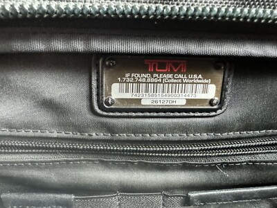 Tumi Ballistic Alpha Deluxe 26127DH Expanding Rolling Carry On