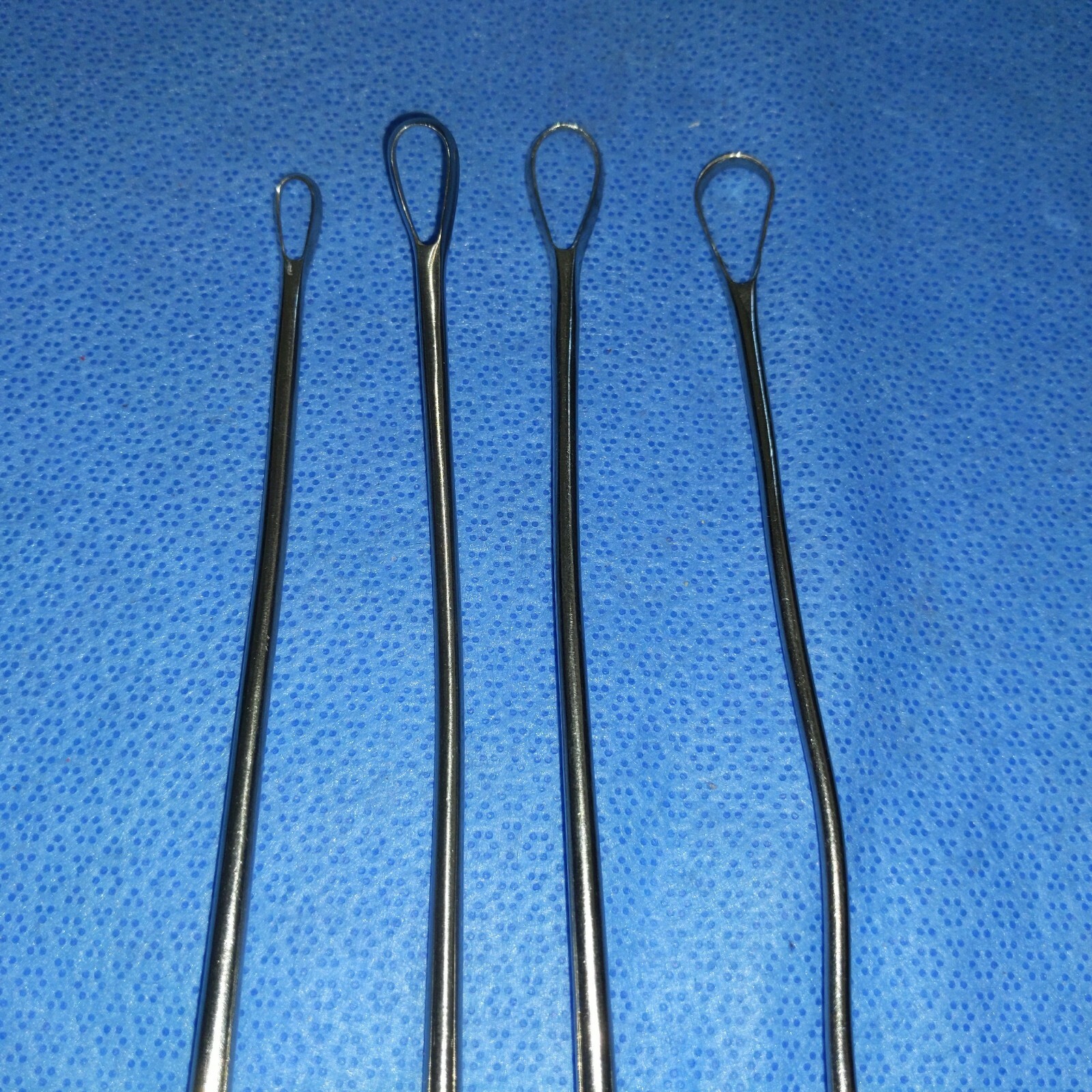 Set of 4 OB/GYN Surgical Uterine Curettes 0,2,4,5 Stainless Steel eBay