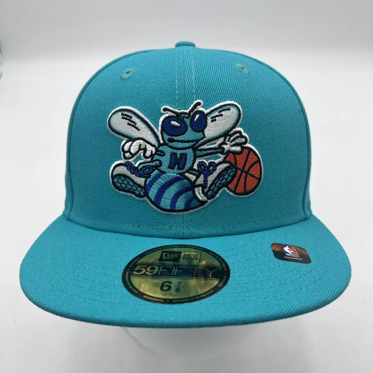 New Era Charlotte Hornets Teal Official Team Color 59FIFTY Fitted Hat