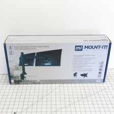 Mount-It MI-752 Dual Monitor Desk Mount with Articulating Arms for 13-27" LCDs