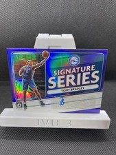 2020-21 DONRUSS OPTIC TONY BRADLEY AUTO PURPLE PRIZM SIGNATURE SERIES 76ers