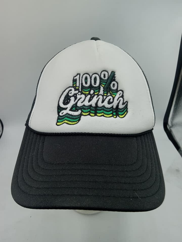 100% grinch hat - image 1