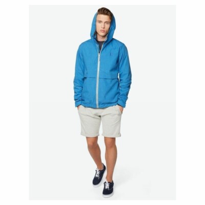Bench Shade Water Repellent Hooded Jacket Blue Medium UVP 78£ TD9 WW 10