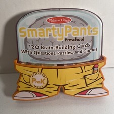 Melissa  Doug SMARTY PANTS - Preschool Card Set 120 Brain Building Cards Used