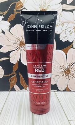 John Frieda Radiant Red Boosting CONDITIONER w/ Pomegranate & Vitamin E 8.3 oz.
