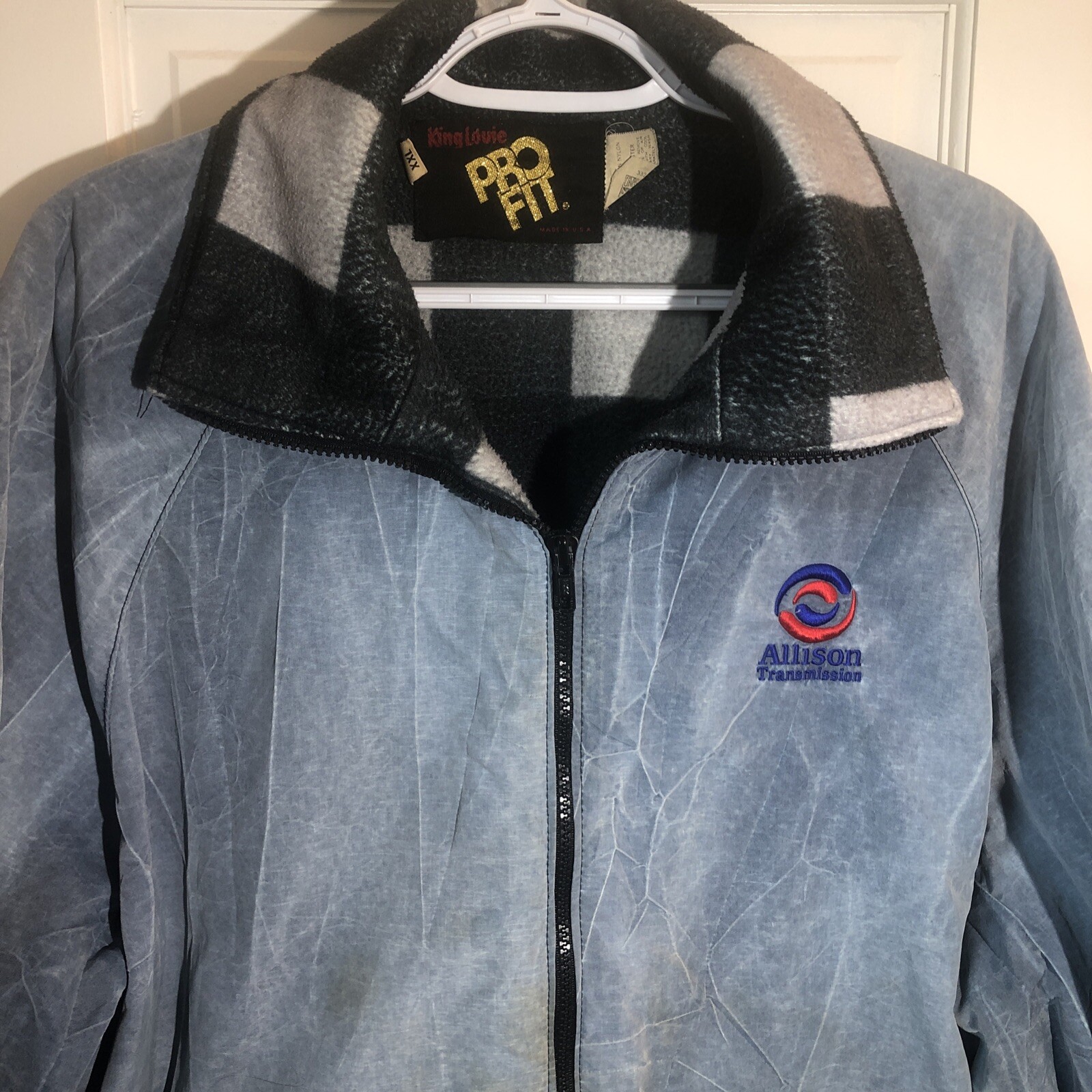 Vintage Allison Transmission KING LOUIE PRO FIT Jacke… Gem