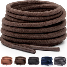 Miscly Shoe Laces for Dress Shoes - round Oxford Shoelaces for Men - Multiple Le