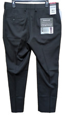 NEW Haggar Performance Comfort Stretch Dress Men's 34x30 Pant Straight Fit O3