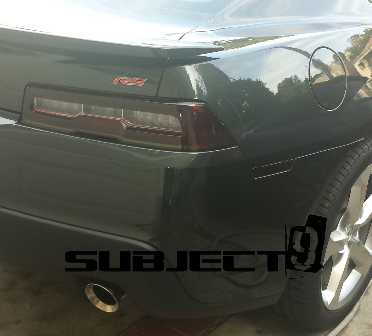 FOR 19-22 Chevy Camaro Tail Light SMOKE Precut Vinyl Tint Overlays