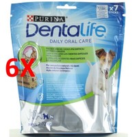 6 X Purina Dentalife 7 Sticks TÄGliche Mundpflege Pro Cane Mini 7-12 Kg