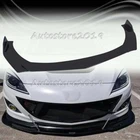 For Mazda 3 Hatchback 2004-2021 Gloss Black Front Bumper Lip Splitter Body Kit