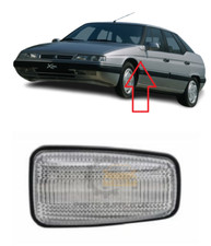 Neu F&uuml;r CITROEN XM 1989-2001 Front Links Kotfl&uuml;gel Blinker Indikator Wei&szlig;
