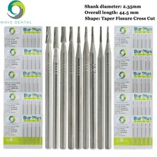 Wave Dentale Carburo Bur Fit Manipolo Dritto Bassa Velocità HP 698 701 703 Prima