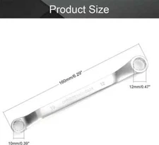 Utoolmart Torx Box Wrench, 10Mm X 12Mm Metric 12 Point Offset Double Box End Wre