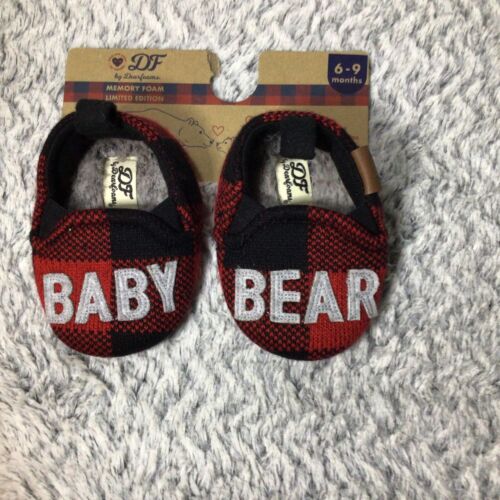 Dearfoams “Baby Bear” Theme Memory Foam slippers Size 6-9 Months Limited Ad - Picture 1 of 2
